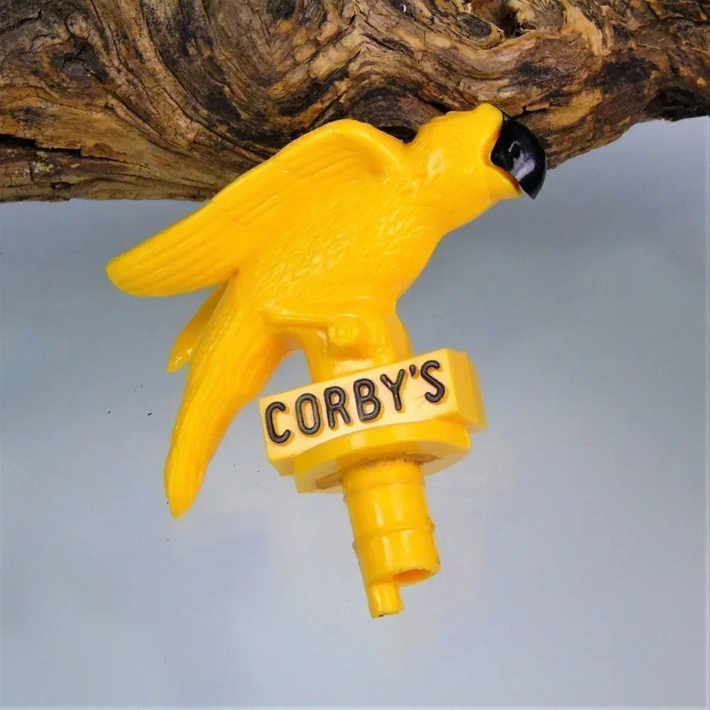 Corby's Whisky Yellow Parrot Liquor Bottle Stopper